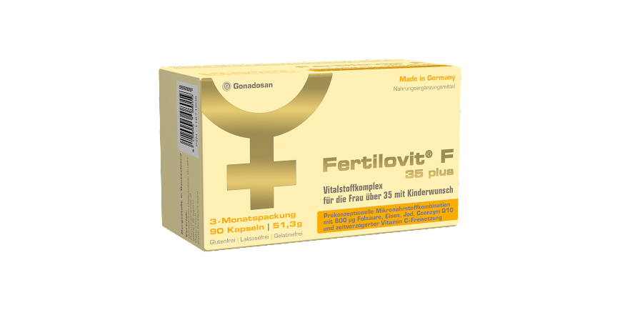 FERTILOVIT® F 35 PLUS naiste viljakuse toetamiseks, 90 kaplsit
