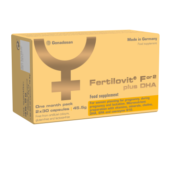 Fertilovit For2 PLUS DHA naistele raseduse ning imetamise ajal, 60 kapslit