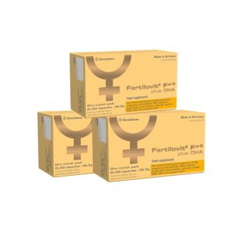 Fertilovit For2 PLUS DHA naistele raseduse ning imetamise ajal, 60 kapslit x 3 pakki
